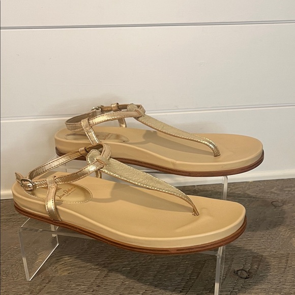 Sam Edelman Shoes - Sam Edelman Naomi Sandals in Gold Metallic Leather - Sz 7.5